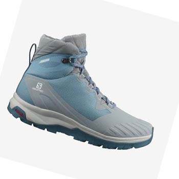 Salomon VAYA BLAZE THINSULATE™ CLIMASALOMON™ WATERPROOF Téli Csizma Női Kék | HU 3018QMA